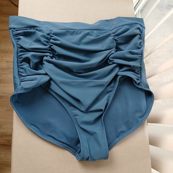 Shapermint Other - Shapermint Teal privacy panel swim bottom plus size 4XL